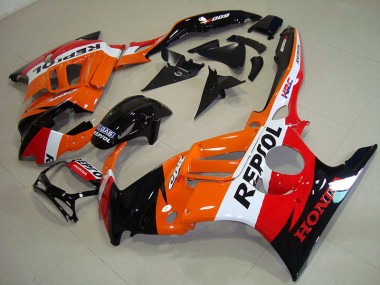 ABS Kit Carenatura Moto CBR 600 F3 95-98 - Nero Arancia Repsol