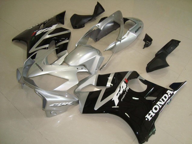 ABS Kit Carenatura Moto CBR 600 F4i 04-07 - Nero Argento ABS Kit Carenatura Moto CBR 600 F4i 04-07 - Nero Argento
