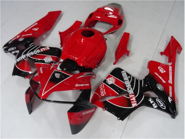 ABS Kit Carenatura Moto CBR 600 RR 05-06 - Rosso Nero ABS Kit Carenatura Moto CBR 600 RR 05-06 - Rosso Nero