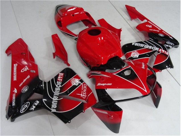 ABS Kit Carenatura Moto CBR 600 RR 05-06 - Rosso Nero ABS Kit Carenatura Moto CBR 600 RR 05-06 - Rosso Nero