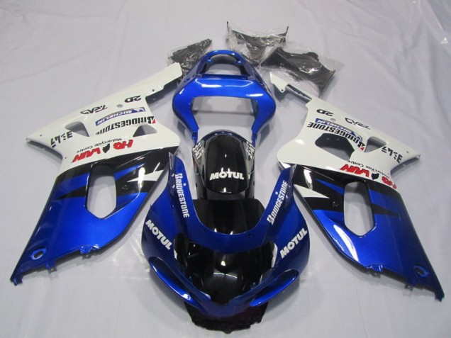 ABS Kit Carenatura Moto GSXR 600 K1 K2 K3 01-03 - Blu Bianco Motul ABS Kit Carenatura Moto GSXR 600 K1 K2 K3 01-03 - Blu Bianco Motul