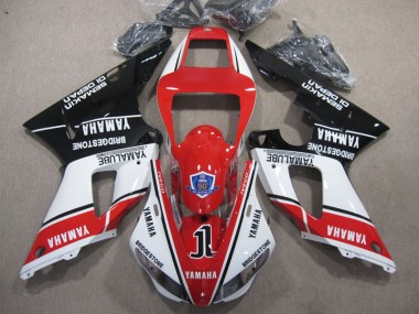 ABS Kit Carenatura Moto R1 09-11 - Rosso Bianco Nero