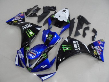 ABS Kit Carenatura Moto R1 12-14 - Blu Nero Monster