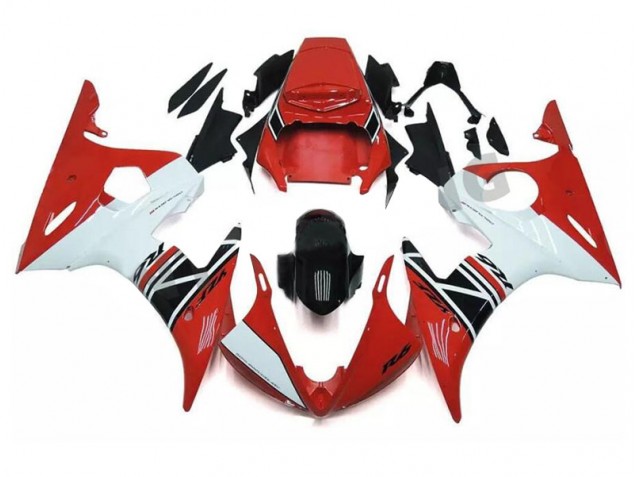 ABS Kit Carenatura Moto R6 03-05 - Rosso Bianco Nero