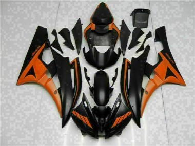 ABS Kit Carenatura Moto R6 06-07 - Arancia Nero