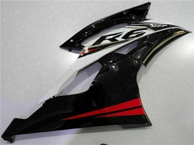 ABS Kit Carenatura Moto R6 08-16 - Rosso Nero