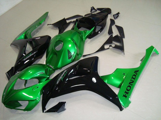 ABS Kits Carena Moto CBR 1000 RR 06-07 - Nero Verde ABS Kits Carena Moto CBR 1000 RR 06-07 - Nero Verde