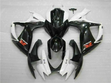 ABS Kits Carena Moto GSXR 600 / 750 K6 06-07 - Bianco Nero