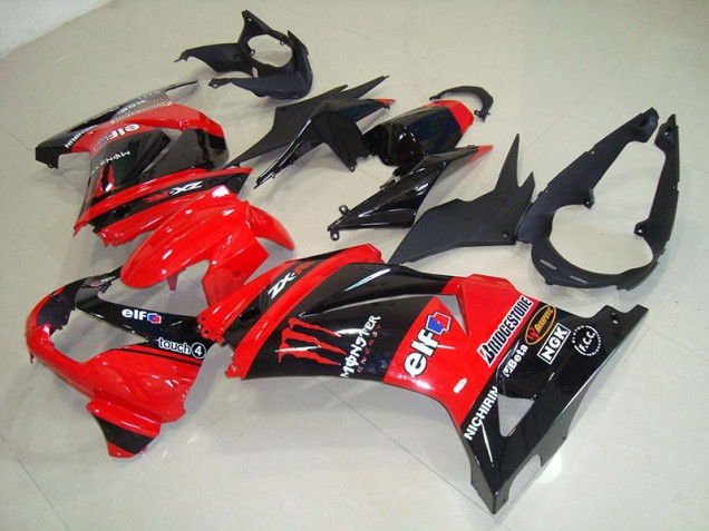 ABS Kits Carena Moto ZX 250R 08-12 - Nero Rosso Monster ABS Kits Carena Moto ZX 250R 08-12 - Nero Rosso Monster
