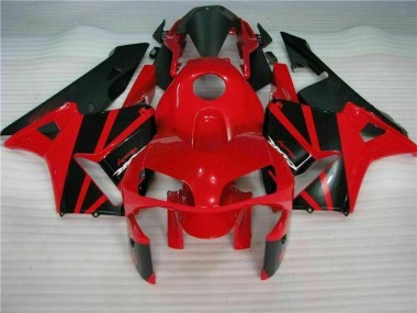 ABS Kits Carenatura Moto CBR 600 RR 03-04 - Rosso Nero