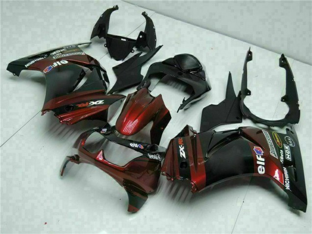 ABS Kits Carenatura Moto EX250 08-12 - Nero