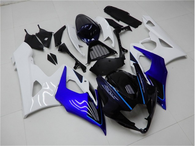 ABS Kits Carenatura Moto GSXR 1000 K5 05-06 - Blu Bianco ABS Kits Carenatura Moto GSXR 1000 K5 05-06 - Blu Bianco