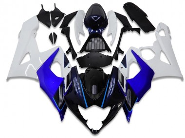 ABS Kits Carenatura Moto GSXR 1000 K5 05-06 - Blu Bianco