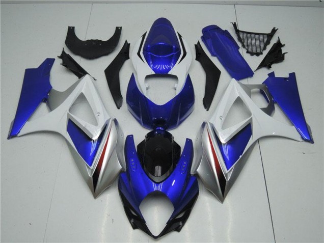 ABS Kits Carenatura Moto GSXR 1000 K7 07-08 - Blu Bianco ABS Kits Carenatura Moto GSXR 1000 K7 07-08 - Blu Bianco