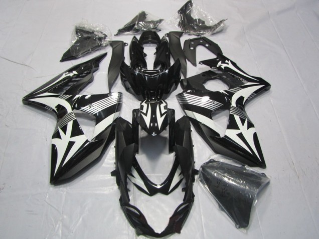 ABS Kits Carenatura Moto GSXR 1000 K9 09-16 - Nero Bianco ABS Kits Carenatura Moto GSXR 1000 K9 09-16 - Nero Bianco