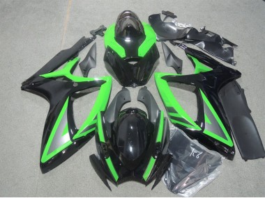 ABS Kits Carenatura Moto GSXR 600 K6 06-07 - Nero Verde
