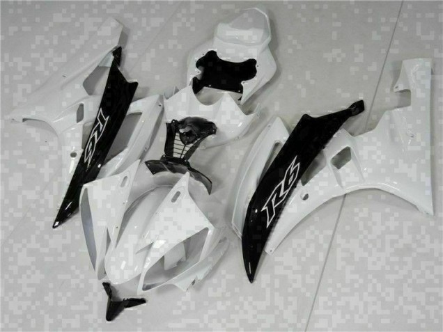 ABS Kits Carenatura Moto R6 06-07 - Bianco Nero ABS Kits Carenatura Moto R6 06-07 - Bianco Nero