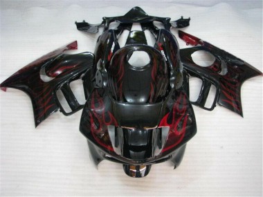 ABS Kits Carene Moto CBR 600 F3 95-98 - Nero Rosso Fiamma