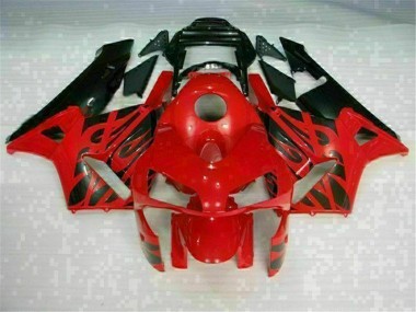 ABS Kits Carene Moto CBR 600 RR 03-04 - Rosso Nero