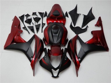 ABS Kits Carene Moto CBR 600 RR 07-08 - Rosso Nero