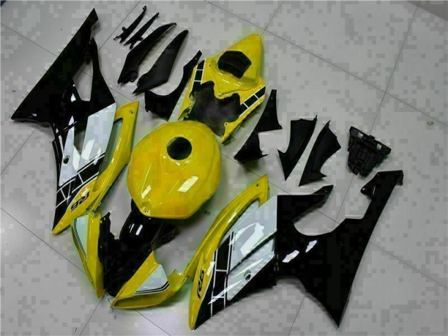 ABS Kits Carene Moto R6 08-16 - Giallo Nero ABS Kits Carene Moto R6 08-16 - Giallo Nero