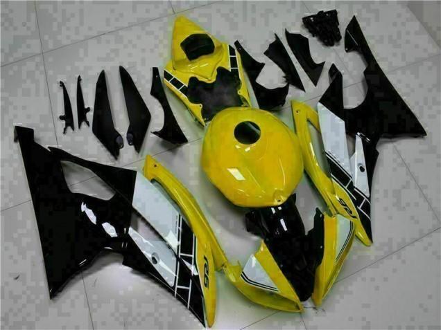 ABS Kits Carene Moto R6 08-16 - Giallo Nero ABS Kits Carene Moto R6 08-16 - Giallo Nero