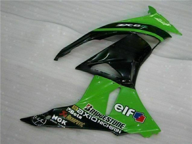ABS Kits Carene Moto ZX6R 09-12 - Verde Nero