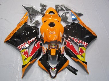 ABS Moto Plastica & Carena CBR 600 RR 09-12 - Nero Arancia Red Bull
