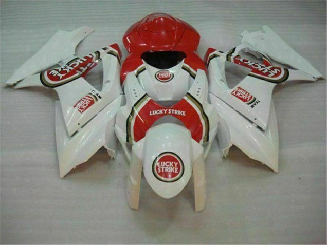 ABS Moto Plastica & Carena GSXR 1000 K7 07-08 - Rosso Bianco ABS Moto Plastica & Carena GSXR 1000 K7 07-08 - Rosso Bianco