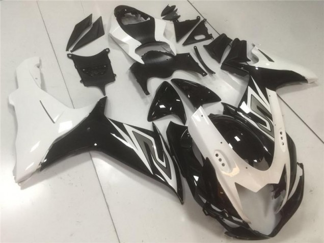 ABS Moto Plastica & Carena GSXR 600 / 750 K11 11-24 - Nero Bianco ABS Moto Plastica & Carena GSXR 600 / 750 K11 11-24 - Nero Bianco