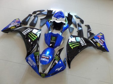 ABS Moto Plastica & Carena R1 09-11 - Blu Nero Monster
