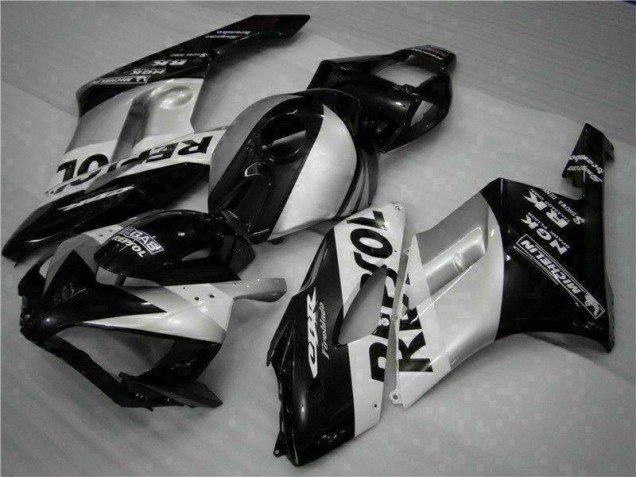 ABS Moto Plastica & Carene CBR 1000 RR 04-05 - Nero Argento Repsol ABS Moto Plastica & Carene CBR 1000 RR 04-05 - Nero Argento Repsol