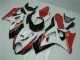 ABS Moto Plastica & Carene GSXR 1000 K7 07-08 - Rosso Bianco ABS Moto Plastica & Carene GSXR 1000 K7 07-08 - Rosso Bianco
