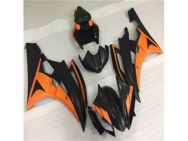 ABS Moto Plastica & Carene R6 06-07 - Arancia Nero ABS Moto Plastica & Carene R6 06-07 - Arancia Nero