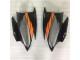 ABS Moto Plastica & Carene R6 06-07 - Arancia Nero ABS Moto Plastica & Carene R6 06-07 - Arancia Nero
