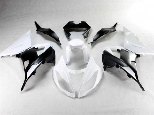 ABS Moto Plastica & Carene ZX6R 13-18 - Bianco Nero