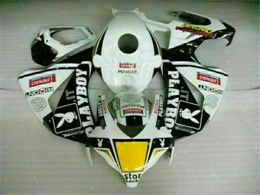 ABS Moto Plastica & Moto Carena CBR 1000 RR 08-11 - Bianco Nero Playboy