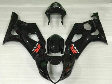 ABS Moto Plastica & Moto Carena GSXR 1000 K3 03-04 - Lucido Nero