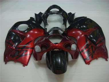 ABS Moto Plastica & Moto Carena GSXR 1300 Hayabusa 96-07 - Rosso Nero