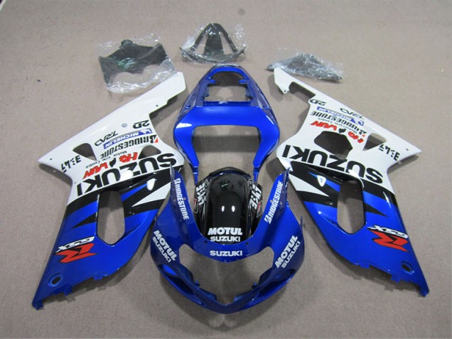 ABS Moto Plastica & Moto Carena GSXR 600 K1 K2 K3 01-03 - Blu Bianco Motul ABS Moto Plastica & Moto Carena GSXR 600 K1 K2 K3 01-03 - Blu Bianco Motul
