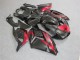 ABS Moto Plastica & Moto Carena ZX14R ZZR 1400 06-11 - Nero Rosso ABS Moto Plastica & Moto Carena ZX14R ZZR 1400 06-11 - Nero Rosso