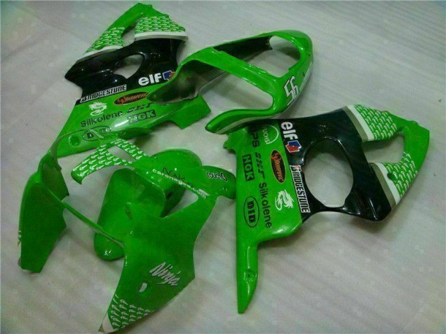 ABS Moto Plastica & Moto Carena ZX6R 00-02 - Verde Nero ABS Moto Plastica & Moto Carena ZX6R 00-02 - Verde Nero