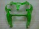 ABS Moto Plastica & Moto Carena ZX6R 00-02 - Verde Nero ABS Moto Plastica & Moto Carena ZX6R 00-02 - Verde Nero