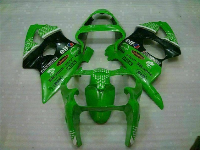 ABS Moto Plastica & Moto Carena ZX6R 00-02 - Verde Nero ABS Moto Plastica & Moto Carena ZX6R 00-02 - Verde Nero