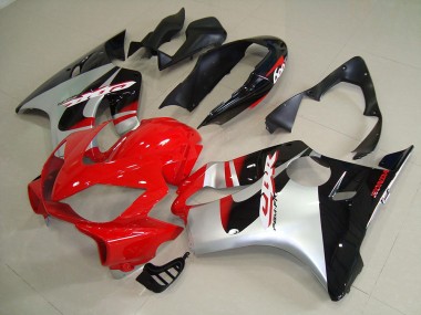 ABS Plastica Moto CBR 600 F4i 04-07 - Nero Rosso Argento