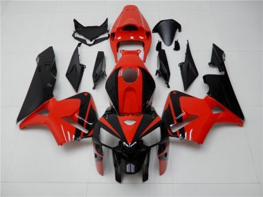 ABS Plastica Moto CBR 600 RR 05-06 - Rosso Nero