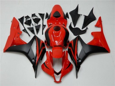 ABS Plastica Moto & Carenatura Moto CBR 600 RR 07-08 - Nero Rosso