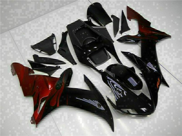 ABS Plastica Moto & Carenatura Moto R1 02-03 - Nero