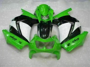 ABS Plastica Moto EX250 08-12 - Verde Nero Ninja