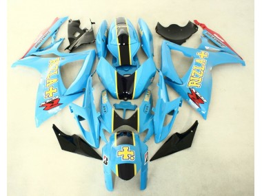 ABS Plastica Moto GSXR 600 / 750 K6 06-07 - Blu Nero